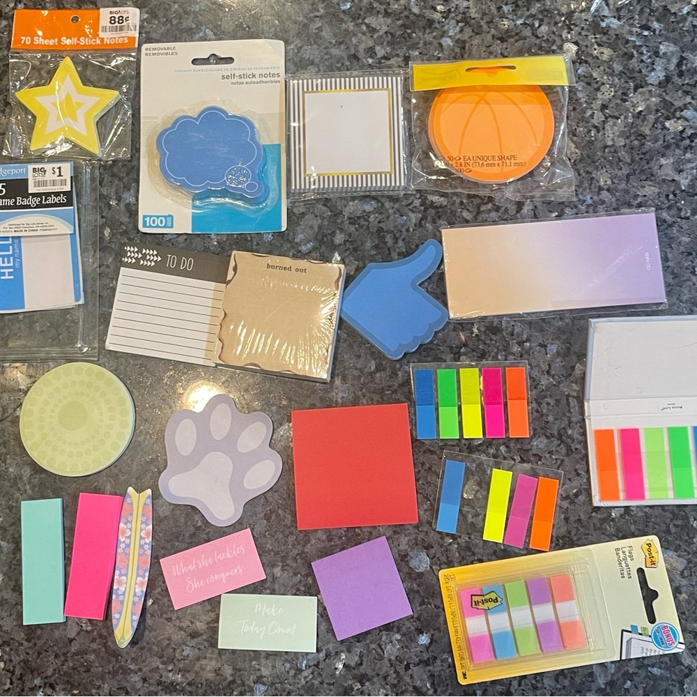 Post it, tabs, and tag bundle deal